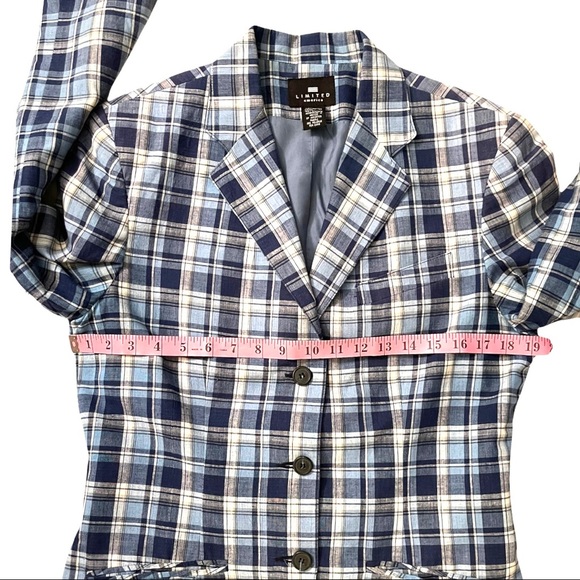 LIMITED AMERICA PLAID BLAZER SIZE 10 - Picture 5 of 6